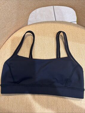 lululemon athletica Black Double-Strap Sports Bra